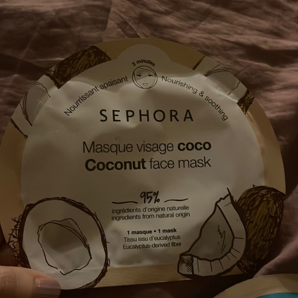 Sephora coconut Mask single